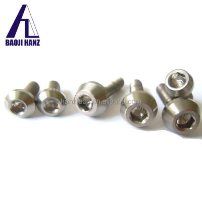 China Gr5 M5 Bicycle Pan Titanium Head Screw Bolts For Bicycle for sale