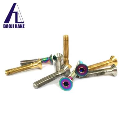 China titanium gr5 bicycle ti bolt fastener joint screw for bicycle and motorcycle for sale