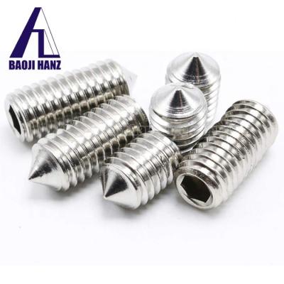 China Natural Titanium Color Gr2 Bicycle Ti Screw Socket Set Titanium Bolt Nuts for sale