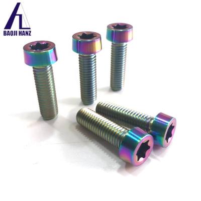 China Industry GR5 Ti6Al4V Titanium Bolts And Nuts For Racing Motorcycles And Bicycle for sale