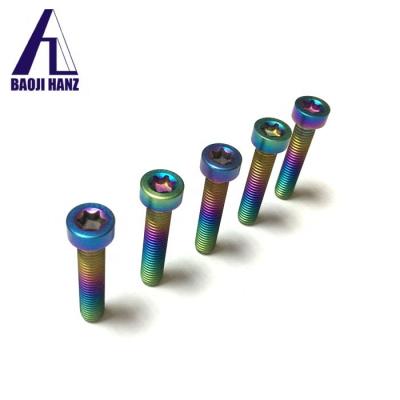 China Hot sale DIN 912 titanium hex socket head grade 5 gr5 titanium bolts bicycle for sale