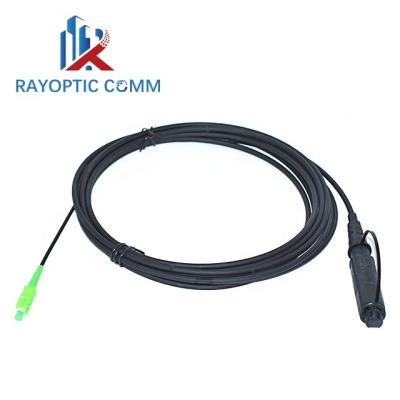 China FTTH Corning Optitap SC APC Connector SX SM Fiber Cable G657A Patch Cord Fiber Optic for sale