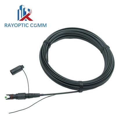 China Pre-terminated Connector Optitap SC APC Fiber Cables SX Core SC Outdoor Waterproof Optitap Pigtail SC/APC for sale