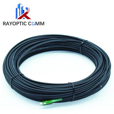 China LSZH Customized FTTH Round Cable Pigtail 4.8mm SC/APC 1Core G657A1 LSZH 50M for sale