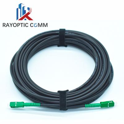 China LSZH Customized FTTH Round Cable 4.8mm SC/APC-SC/APC 1Core G657A1/G657A2 LSZH 30M for sale