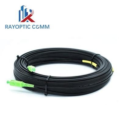 China LSZH Customized ftth patch cord connector SC APC g657a g652d fiber optic drop sc-sc fiber optic patch cord for sale