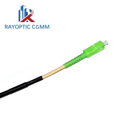 China LSZH Customized Best Price High Quality SC Pigtail With Drop Cable SX Cores SM Connector SC APC FTTH Pigtail for sale