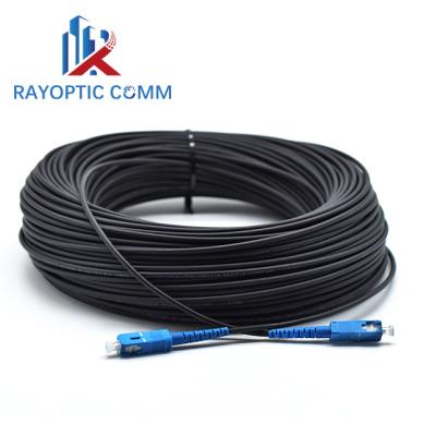 China LSZH Customized SC/UPC-SC/UPC Optical Fiber Cable FTTH Patch Tie SC APC To SC APC for sale