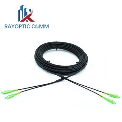 China LSZH Customized Patch Cord Single Mode Fiber Optic Cable SC SC Patch Cord Price Patch Cord Cable 2 FO Fiber Optic Cable Assemblies Per Meter for sale