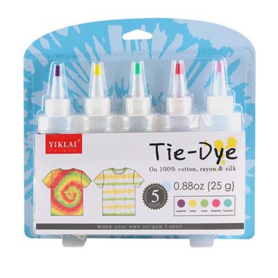 China Various Color Effects Amazon Hot Sale 12 Color Diy Link Die Kit Dye Set For Kids / Adult DIY Handmade Fabric Dye Dye Set for sale