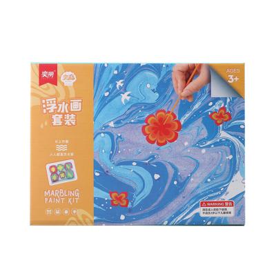 China 6ML Color Green Art Graffiti 6 Floating Ink Marbling Paint Set In Water Set Kits Magic Water Drawing Children Wet Paint for sale