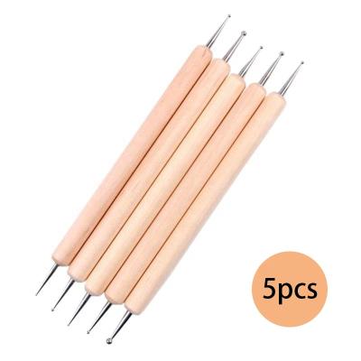 China Multi Function Pen Eye Hole Polymer Clay Sculpting Oil Ceramic Recess Art Sculpting Clay Tools for sale