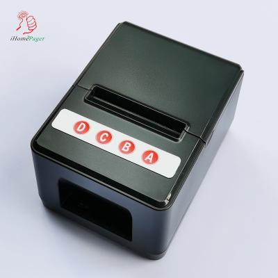 China 4 function restaurant hospital clinic spare maintainess center no need computer or software 4 functions line up ticket printer for sale