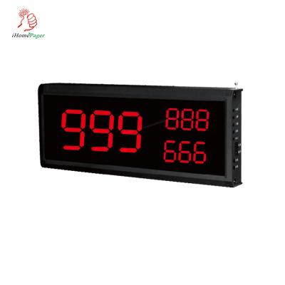 China Restaurant wireless top selling office calling number system restaurant beeper three groups of display receiver for sale