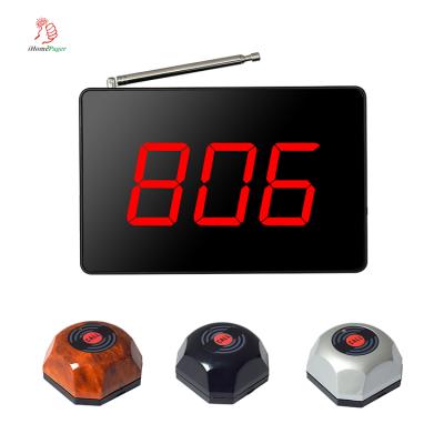 China Cheap table wireless smart button restaurant system small paging call restaurant price display receiver for sale