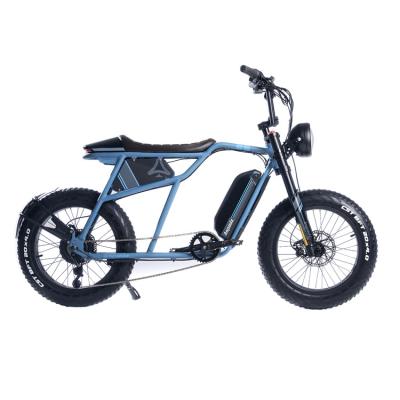 China Factory Stock 48V Motor Aluminum Alloy DOMLIN Fat Tire Electric Bike Suspension Fork Electric Bicycle Ebike 500W 750W 1000W for sale