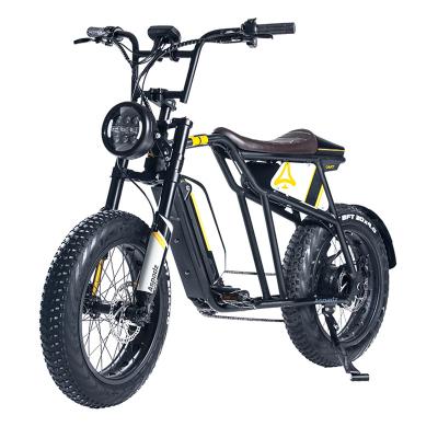 China New Design Aluminum Alloy Suspension 500W Electric Bicycle Fat Tire Aluminum Alloy City Electric Bike for sale