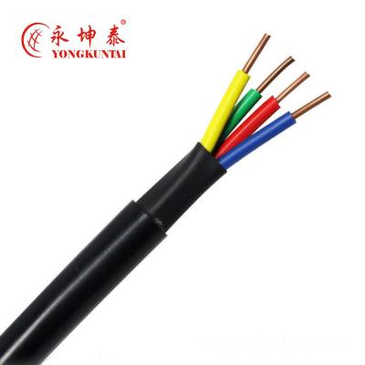 China Construction YONGKUNTAI KVVR / KVVP / KVV22 Control Cable With 2.5 sqmm / 1.5mm PVC Insulated Control Cable for sale