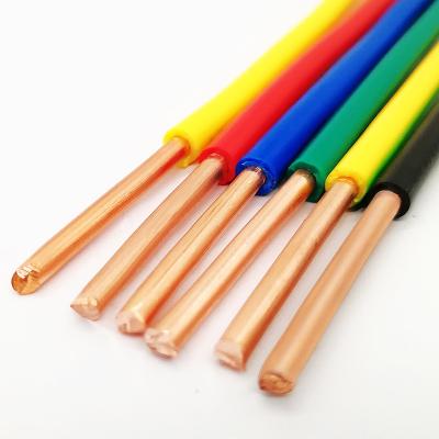 China BV THW THHN Overhead High Quality Electrical Cable 2.5mm 4mm 10mm Single Core 16mm PVC Insulated Copper Cable Wire for sale