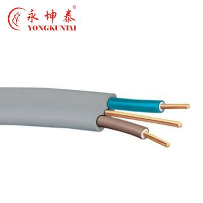 China BVVB+E two core aerial and earth cable 300/500V for sale