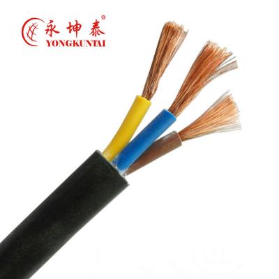 China Household Applications 300/500V 3 Core Copper Power Cable CU PVC Jacket Home Application Copper Cable for sale