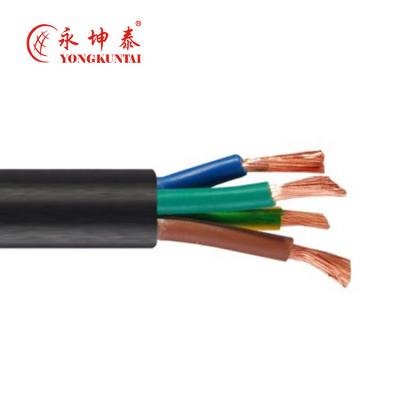 China 4 Core Power Cord For Household Appliances RVV 4 Core 4mm PVC Flexible Cable 300/500V for sale