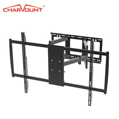 China Max VESA 900*600mm TV Bracket Max VESA 900*600mm Cold Rolled Steel LED Articulating TV Mount Full Motion Tilt TV Wall Mount for sale