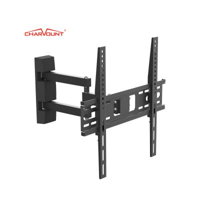 China Cold Rolled Steel 180 Degree Swivel Full Motion TV Wall Mount Max VESA 400*400mm TV Mount Bracket Suit 26 To 55 Inch TV for sale