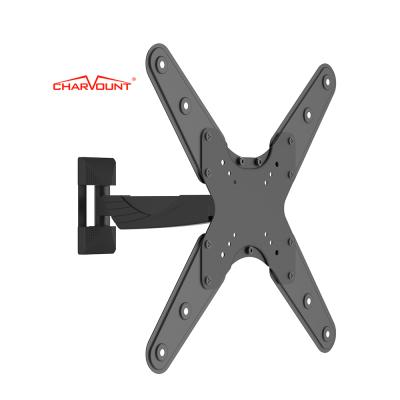 China Cold Rolled Steel Heavy Duty Articulating TV Wall Bracket Arm Max VESA 400*400mm Swing Arm TV Wall Mount for sale