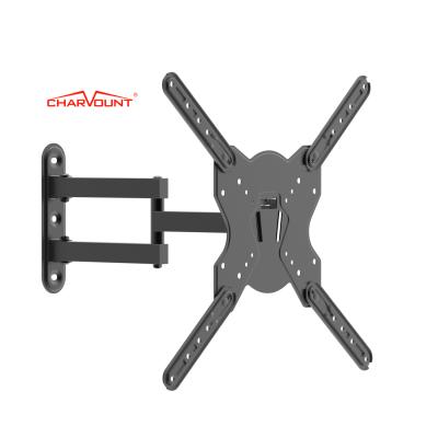 China Max VESA 200*200mm Max VESA 200*200mm Heavy Duty Steel Arm Cold Rolled Wall Bracket TV Swing TV Wall Mount for sale