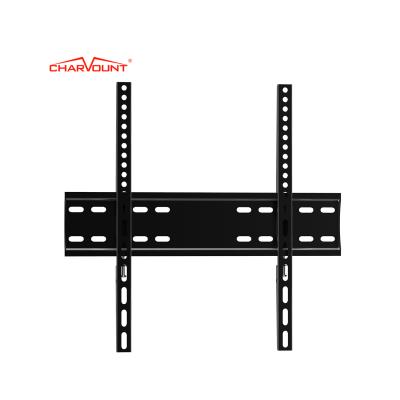 China Cold Rolled Steel Fixed Flat TV Wall Mount Max VESA 400*400mm LCD TV Bracket 26 To 55 Inch TV for sale