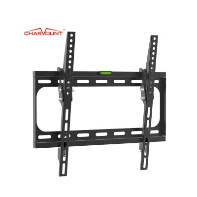 China Cold Rolled Steel Drop Down Lock LED TV Frame Max VESA 400*400mm Tilt TV Mount Through Wall Mount 26 to 55 inch TV for sale