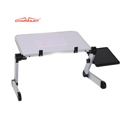 China (Size) 360 Degree Adjustable Aluminum Vertical Foldable Laptop Stand with Fan for sale