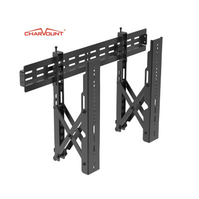 China Cold Rolled Steel Adjustable 32 To 70 Heavy Duty LCD Video Wall Mount Bracket Universal Max VESA 600*400mm Inch for sale