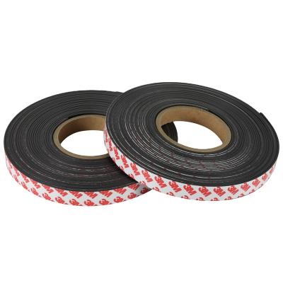 China Industrial Magnet Factory Price Customized Flexible Rubber Magnetic Strip Magnet With Self Adhesive for sale