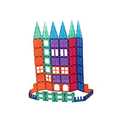 China As Your Condition ABS Material Hot Sale Amazon 2021 Colorful Magnetic Building Tiles 48pcs 78pcs 120pcs for sale