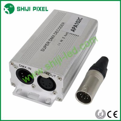 China Digital LED light 2 port 512 channel dmx to ws2811 apa102 led decoder for sale