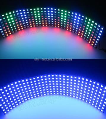 China ANIMATION 8*32 low voltage panel apa102c led matrix led dot matrix display screen dc5v for sale