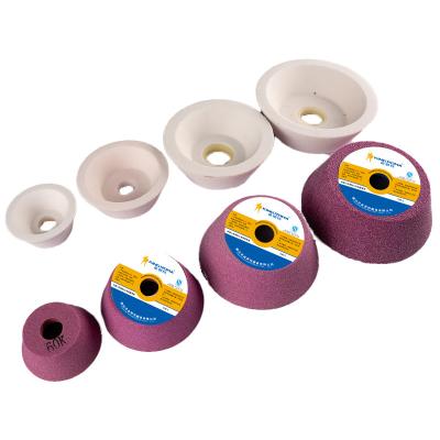 China Aluminum Cup Shaped Ceramic Grinding Wheel Manufacturer for sale