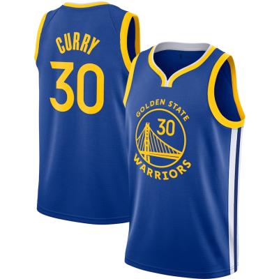 China Custom 30 Stephen Curry 11 Thompson Logo Basketball Uniforms City Edition Golden State City Warriors QUICK DRY Men's Custom Tank Top for sale