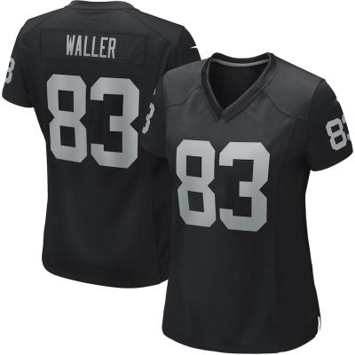 China Wholesale Breathable Las Vegas City Stitched Womens American Football Jersey Rogue Black Team Uniform 28# Josh Jacobs #83 Darren Waller for sale