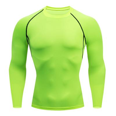 China Fluorescent Green Jogging Suit 4XL Male Running Men Summer Fitness Sweatsuit Outdoor Running Quick Dry Breathable Nightwear Short Sleeve for sale