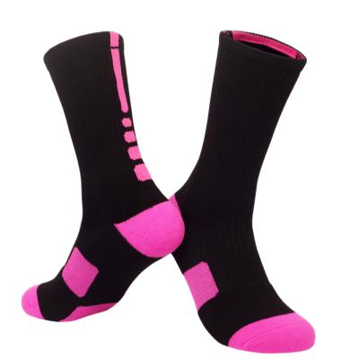 China New Pattern Breathable Comfortable Outdoor Sports Socks Long Basketball Socks Breathable Customized Socks For Adult Children for sale