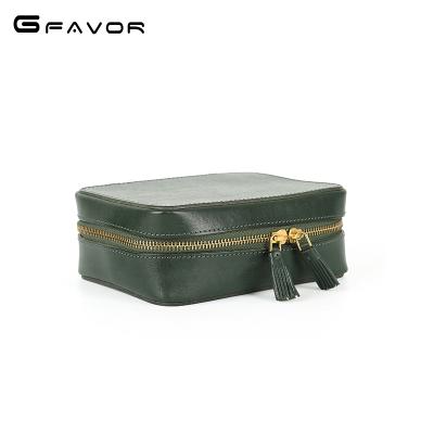 China Factory Durable Professional Leather Make Up Clutch Wash Bag Carrying Case for sale