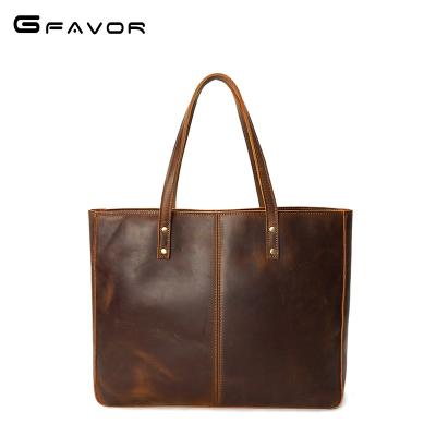 China Large Capacity Leisure Eco-Friendly Genuine Leather Women Handbag Vintage Elegant Tote Bag Handmade Genuine Leather Bag For Ladies for sale