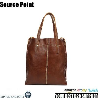 China YD-8070 Wholesale Vintage Italian Design Women Genuine Leather Handbag Shoulder Bag for sale