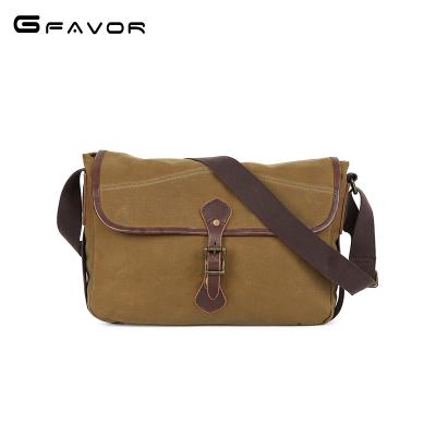 China High Quality Retro Vintage Canvas Messenger Waterproof Shoulder Bag Cross Body Bag for sale