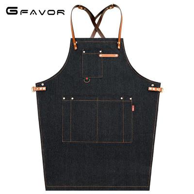 China Comfortable Stylish Tool Apron for Chef Women and Men with Pockets, Funny Work Apron Made in China for sale