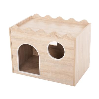 China Viable Manufacturer Pet Cage Wooden Cat House Indoor Dog House for sale