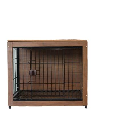 China Breathable Wholesale Wooden Dog Crate Dog Crate Furniture for sale